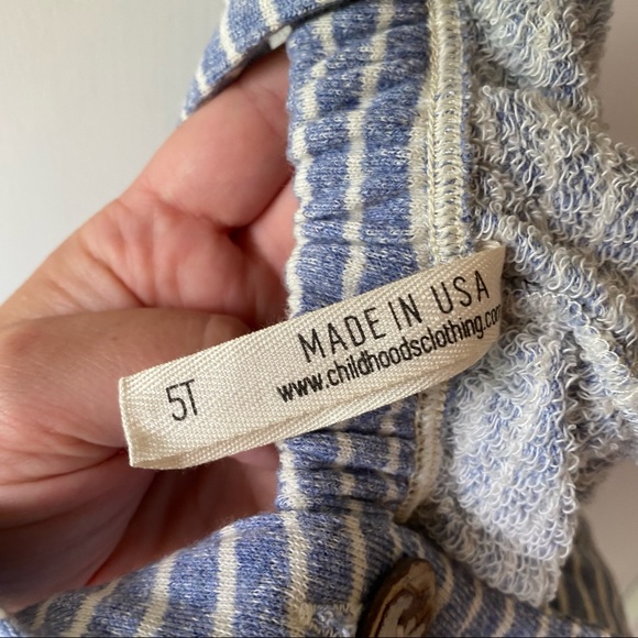 Childhood’s Clothing Chambray Stripe (?) Romper - Picture 5 of 6